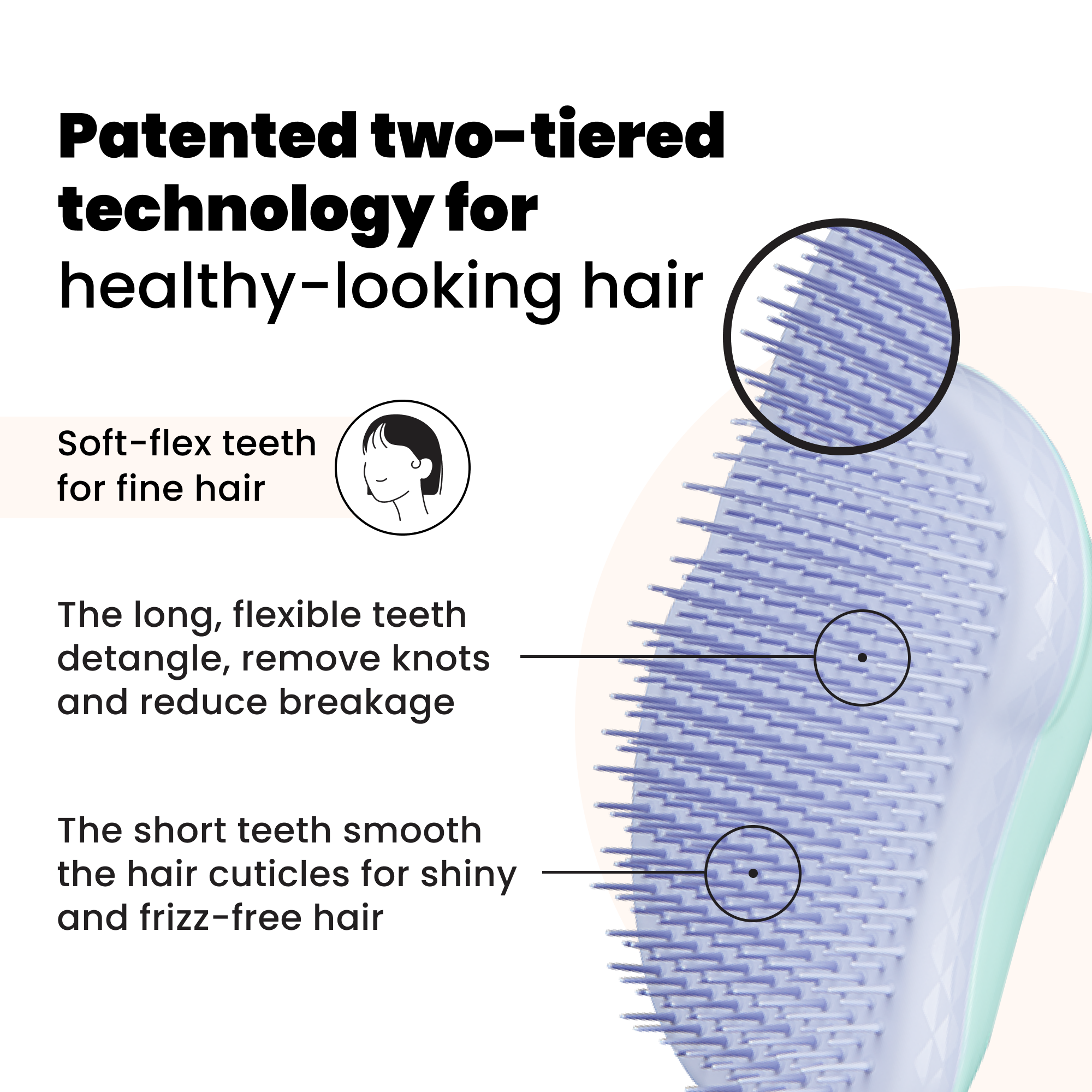 Tangle Teezer The Original Fine & Fragile - Thumbnail 4